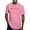 Pink, variant on - Delta Chi Fraternity Full Color Logo T Shirt - Men's Fitted T-Shirt