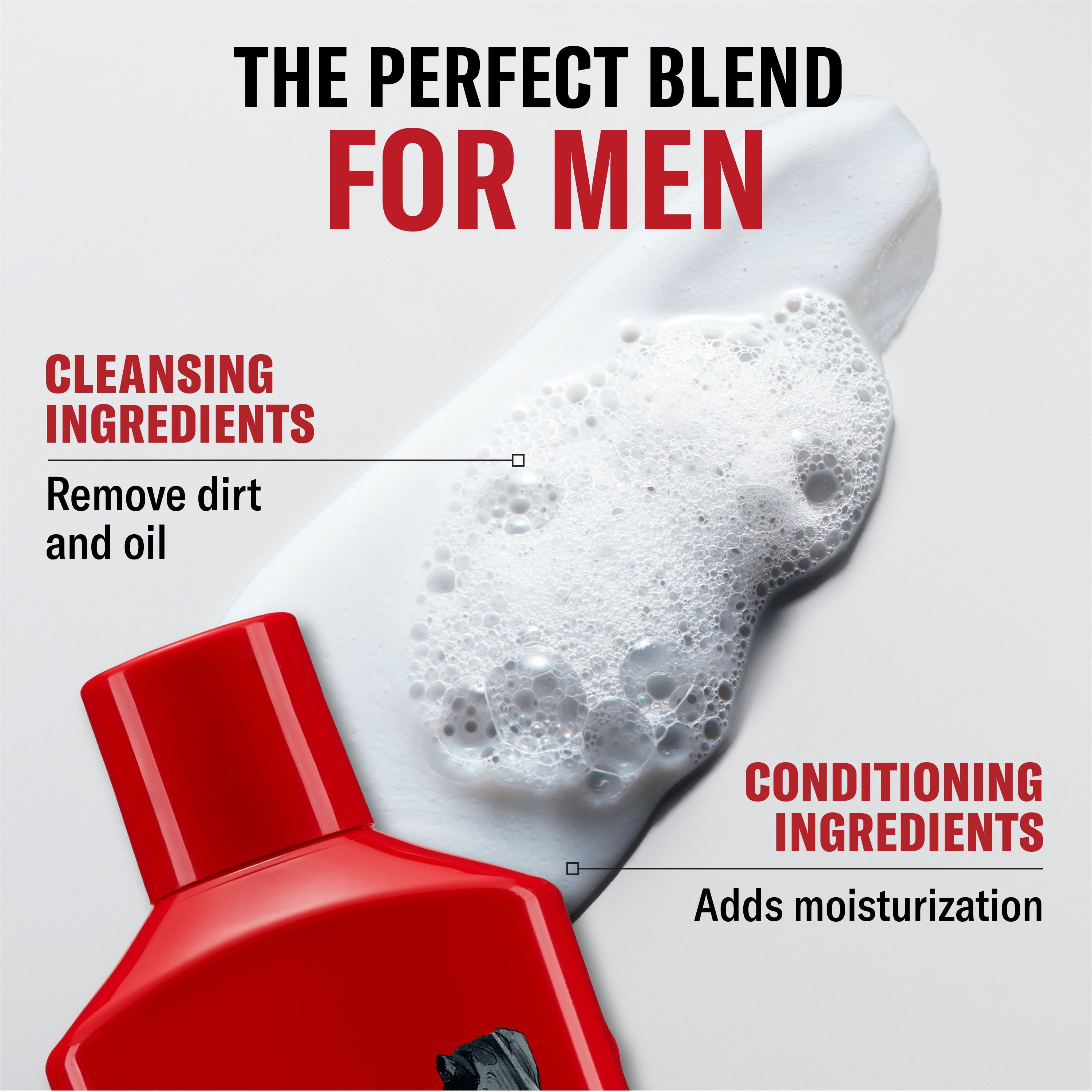 Old Spice Deep Clean Shampoo for Men with Charcoal, Fresh and Clean Scent, Removes Built Up Dirt and Oil, 400ML