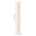thumbnail image 2 of MLINS Wood Craft Sticks with Holes for DIY Projects and Treats 100pcs Beige Color Durable Wooden Popsicle Sticks, 2 of 7