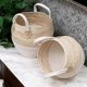 thumbnail image 4 of Cesta de almacenamiento, cesta decorativa, cesta de ropa con asa, cesta de almacenamiento, caja de almacenamiento de escritorio, beige, beige, 4 of 5