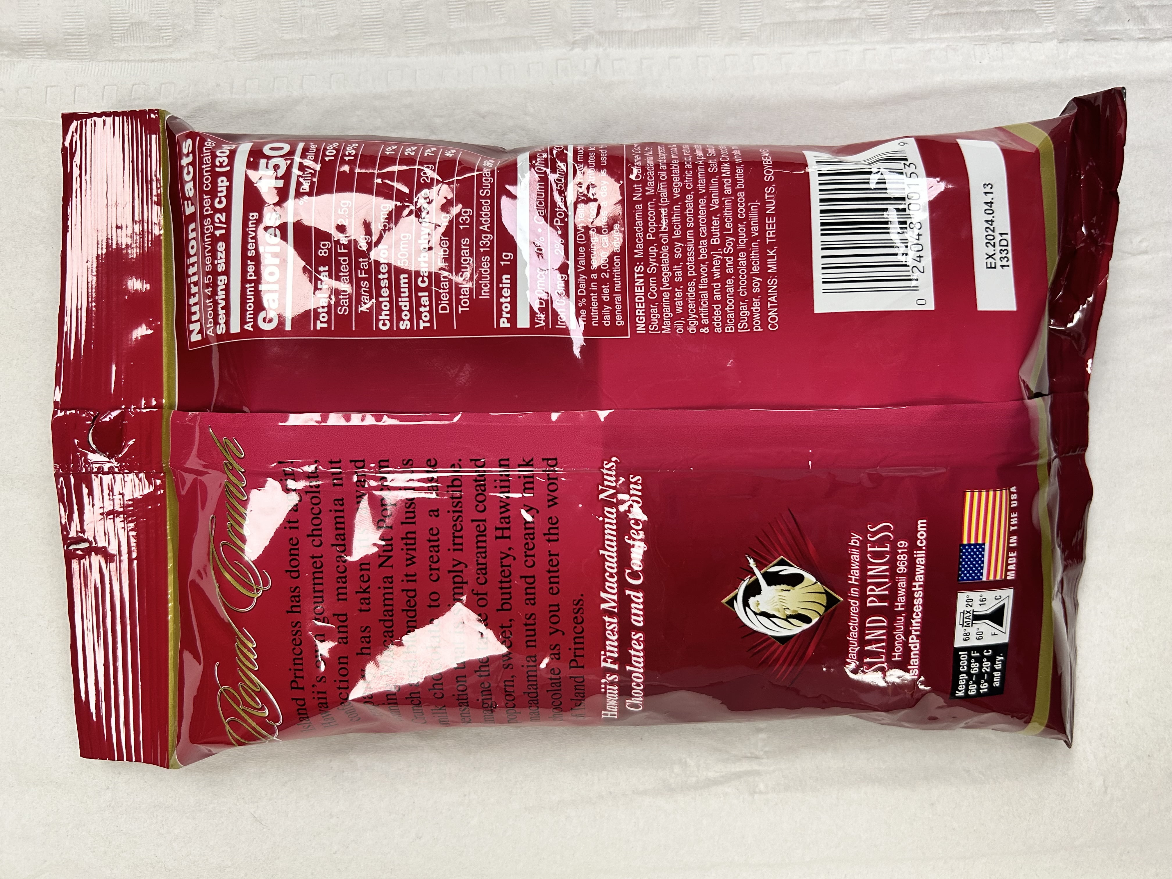 Island Princess Royal Crunch Popcorn, 5 oz.