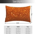 thumbnail image 4 of Kll Golden Giltter Pillow Covers Envelope Closure,Super Soft And Cozy Fuzzy Fleece Pillow Case Cover 14"X20", 4 of 9