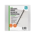 thumbnail image 1 of Pen + Gear 2" Deluxe View Vinyl Binder, O-Ring, WHITE, 1 of 4