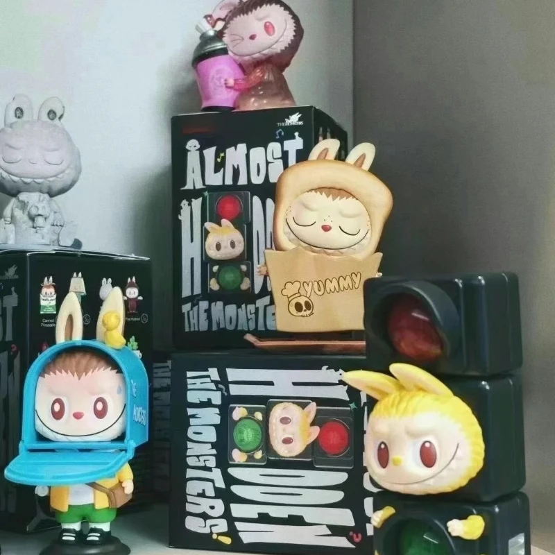 Labubu Blind Box Action Figure Monsters Almost Hidden Series Toy