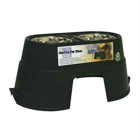 Our Pets Healthy Pet Diner Elevated Dog Feeder Large Black 27 Quot