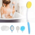 thumbnail image 4 of Depurador De Limpieza De Baño De Cepillo De Ducha De Cuerpo De Mango Largo Plegable Multifuncional seitruly AF000776-00, 4 of 6