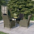 thumbnail image 1 of vidaXL 5 Piece Garden Dining Set Brown, 1 of 4