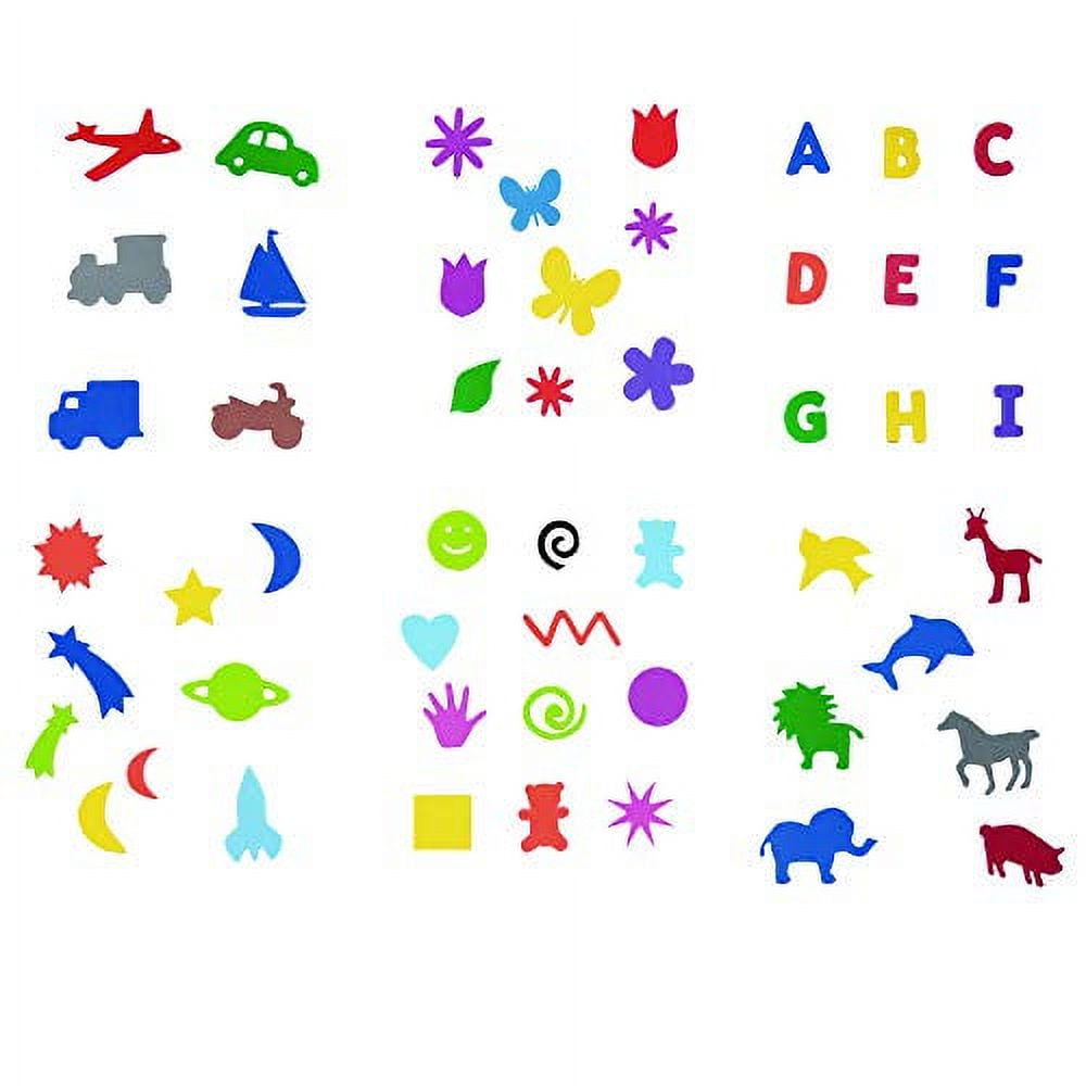 Colorations Buckets of Fun Foam Shapes - Set of 6
