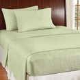 thumbnail image 2 of Collections Etc Bed Tite Soft Microfiber Sheet Set - Includes Flat Sheet, Fitted Sheet, and 2 Pillow Cases, Sage, Full, 2 of 8
