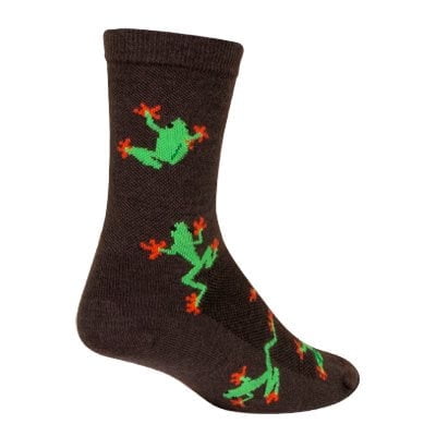 Socks - SockGuy - Tree Frogs S/M 6" Wool Crew WCRTRFROGS