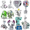 thumbnail image 3 of Pandora Hello Accesorios de plata de ley 925 para mujer, abalorios originales de Disney, monster, zapatos, dijes compatibles con Pandora 925, pulsera artesanal, 3 of 4