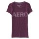 thumbnail image 1 of Camiseta adornada Aeropostale con logotipo de diamantes de imitación morado pequeña, 1 of 2