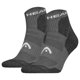 thumbnail image 1 of HEAD Calcetines de senderismo unisex, paquete de 2 - Hiking All Climates Quarter 2P, calcetines deportivos, logotipo Gris 39-42, 1 of 4