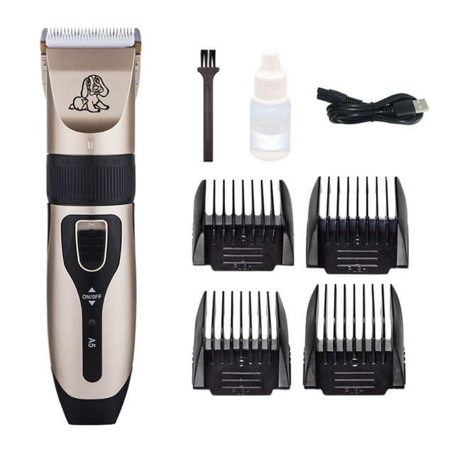 koolsoo Dogs Shaver Clippers Rechargable Pet Hair Trimmer 5-gear Blades Dog Clippers