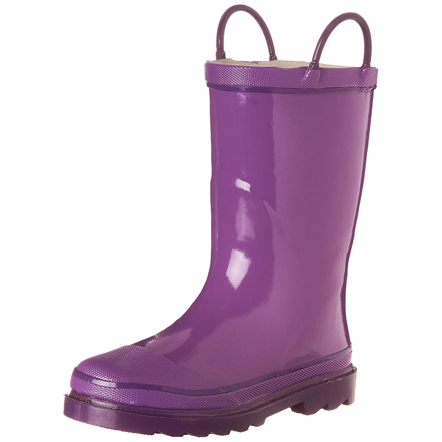 Western Chief Kids Waterproof Rubber Classic Rain Boot with Pull Handles