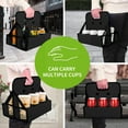 thumbnail image 6 of Cup Caddy Portable Drink Carrier or Cans Reusable,6-Cup Holder with Handle,for Delivery and Take Out, 6 of 6