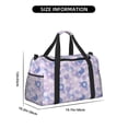 thumbnail image 3 of Disketp Winter With Snowflakes Bolsa de Viaje Tipo Duffle, Bolso de Mano para Fin de Semana para Mujer, Bolsa de Gimnasio Ligera para Hombre, Esencial para Viajes, 3 of 7
