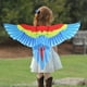 thumbnail image 4 of Conjunto de disfraz de pájaro para niños, capa de vestir, disfraz de Halloween para niños, capa con alas para espectáculo Azul, 4 of 8