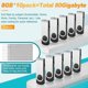 thumbnail image 2 of Usb Stick 8gb 10 Pack Usb 2.0 Flash Drives Bulk Metal Swivel Memory Sticks Kepmem Silver Pendrive Stylish Portable Thumb Drive 8 Gb Keychain U Disk Da, 2 of 5