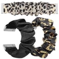 thumbnail image 1 of 3 Pcs Watch Straps Printing Watch Bands Cloth Wrist Straps Women Girls Wristbands Hair Scrunchie, 1 of 2