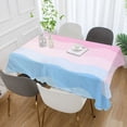 thumbnail image 2 of Yayeee Tablecloths 60" x 90" Rectangle Wrinkle Resistant Party Table Cover, Light Pink Stripes, 2 of 8