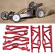 thumbnail image 5 of Juego De Brazo De Suspensión De Coche RC, Delicada Instalación Fácil RC Brazos Oscilantes Traseros Delanteros Aleación De Aluminio Con Tornillo Para Carretera Con Baches ANGGREK Otros, 5 of 8