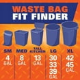 thumbnail image 2 of Hefty Strong Large Trash Bags, 30 Gallon, 74 Count, 2 of 9