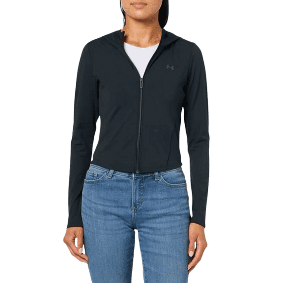 Under Armour Women's Motion Hooded Jacket (002) Black/Jet Gray Small