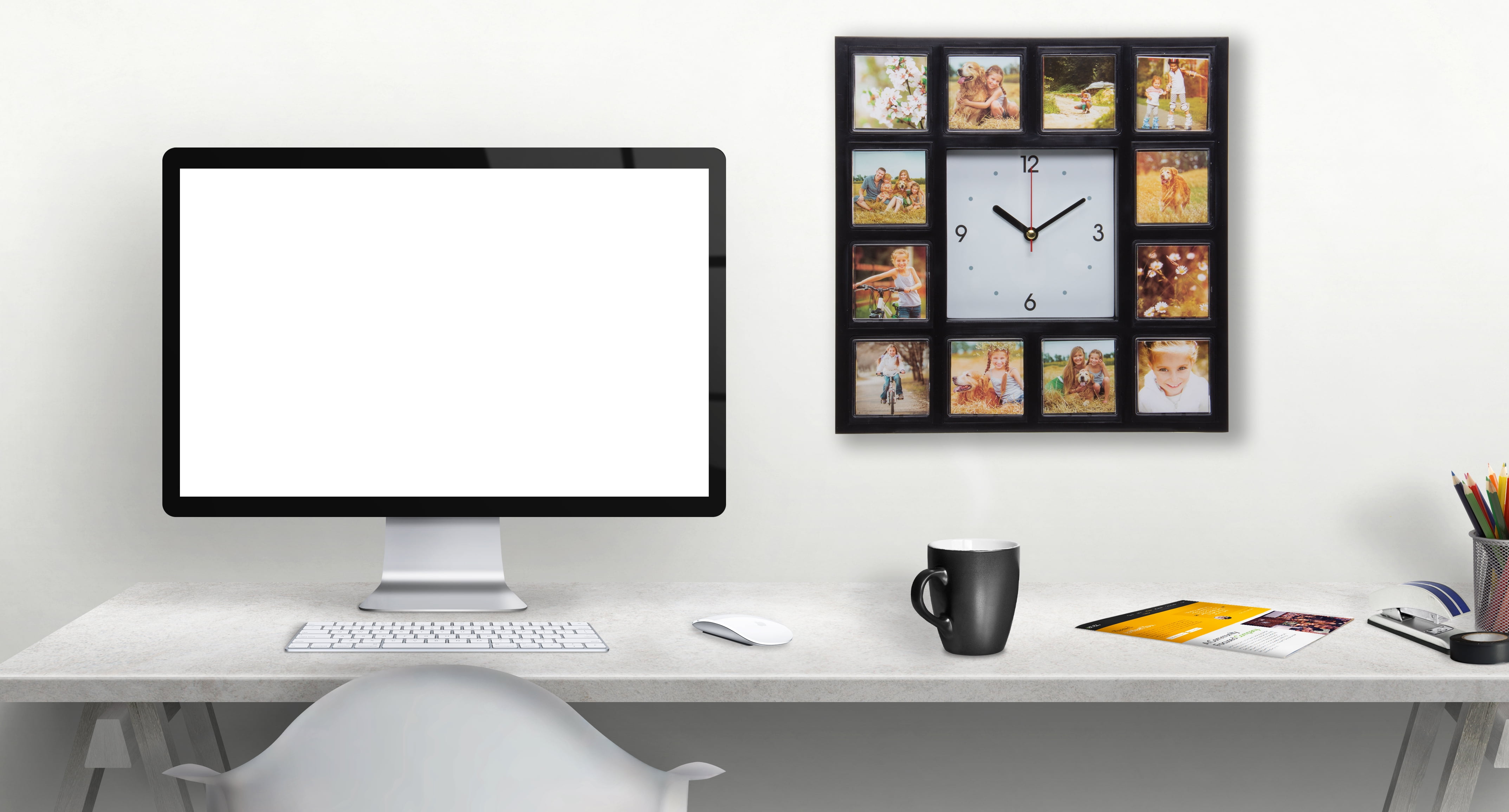 Neil Enterprises Inc. Make Your Own Multi-Photo Wall Clock