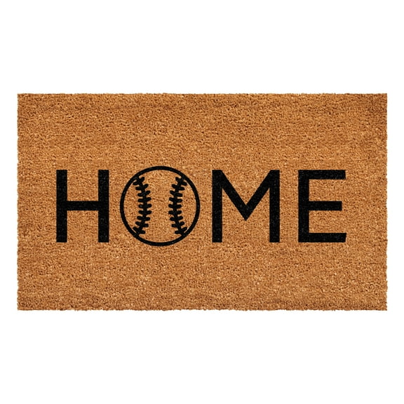 Calloway Mills 108922448 Baseball Home Doormat, 17" x 29"