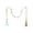 blue, variant on Wood Beads Garland Tassel Garland Farmhouse Rustic Prayer Beads Boho Beads with Tiered Tray Decorations Wall Hanging Decor - pink