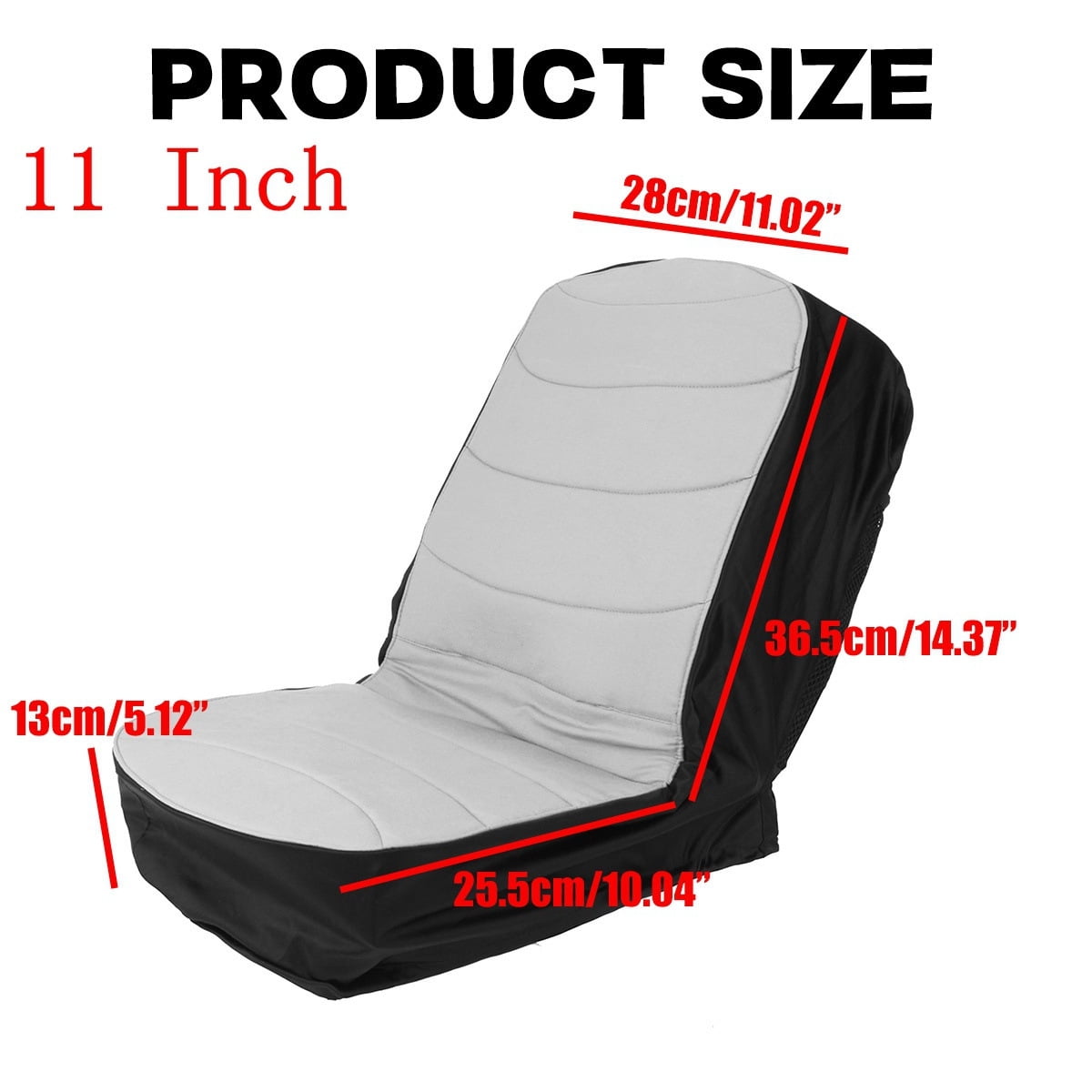 12679 Rotary MaxPower 334550 Tractor Seat Cover Black Fits Up To 15" Backrest 
