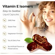 Premium Annatto Tocotrienol Supplement – Vitamin E Tocotrienols with DeltaGold – Tocotrienols Vitamin E 300 mg – Supports Liver, Immune & Heart Health - Delta + Gamma Tocotrienols (60 Liquid Capsules)