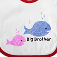 thumbnail image 4 of Inktastic Big Brother with Lil' Sister Boys Baby Bib, 4 of 4