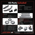 thumbnail image 2 of A-Premium Engine Timing Chain Kit W/Tensioner & Sprocket & Guide [fits DOHC, 6Cyl 3.5L] Compatible with Nissan Pathfinder 2001-2004 & Infiniti QX4 2001-2003, Replace# 9-4207, 9-4208, 9-5437, 9-5588, 2 of 9
