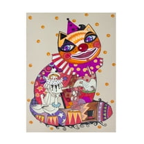 Trademark Fine Art 'Clown 3' Canvas Art by Oxana Ziaka