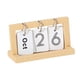 thumbnail image 2 of Calendario plegable para casa de muñecas, escala 1/12, para juegos de rol, mini calendario para accesorios de fotografía. Madera, 2 of 9