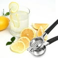 thumbnail image 6 of Unique Bargains Manual Hand Squeezer Lemon Orange Juicer with Non Slip Grip Handle Black, 6 of 6