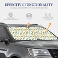 thumbnail image 4 of Fotbe Tiger Leaves 2-Piece Car Windshield Sun Shade | Sun Blocker for Car Windshield | Foldable Automotive Interior Accessories for Sun Protection-Large, 4 of 7