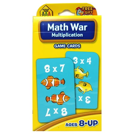 Game Cards Multiplication Math War
