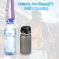 thumbnail image 4 of REGALWOVEN Water Bottle Lanyard, Adjustable Holder Shoulder Strap with Ring Buckle Clips for Hiking Walking Outdoor White 5cm, 4 of 5