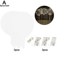 thumbnail image 7 of 6-Pack LED Light-Up Bobo Balloons - Clear Balloons with String for Birthday, Wedding & Festival Decor, 7 of 7
