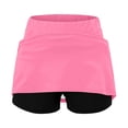 thumbnail image 3 of Arlun Mini Skorts for Women Elastic High Waist Plus Size Casual Short Tennis Skirts Lightweight Comfy with Built in Shorts Athletic Sports Skirts with Pockets Hot Pink S, 3 of 5