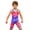 Hot Pink, variant on Kids One Piece Bodysuit Sports Gym Leotard Youth Wrestling Singlet Sleeveless Bodybuilding Jumpsuit Colorful 4