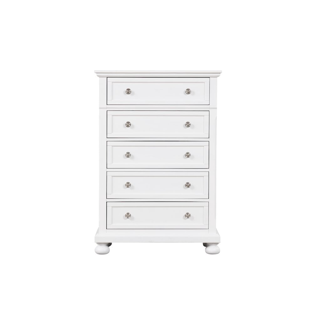 Glory Furniture Meade Chest in White Color