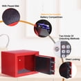 thumbnail image 3 of Uxcell Digital Security Box, Box with Electronic Keypad for Home, Business, or Travel Use Red, 3 of 6
