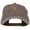 Brown, variant on Mini Peace Hand Embroidered Unstructured Dyed Cap - Khaki OSFM