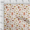 thumbnail image 2 of oneOone Cotton Silk Orange Fabric Cowboy Craft Projects Decor Fabric Printed By The Yard 42 Inch Wide-aA, 2 of 5