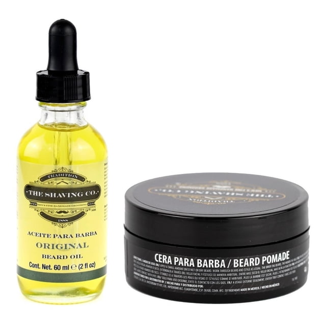 Kit Cera Y Aceite Original Para Barba The Shaving Co. amarillo 1