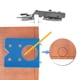 thumbnail image 5 of Plantilla para taladrar agujeros, guía de perforación para bisagras, localizador de puertas con perforación de 35 mm, plantilla para taladrar bisagras diseñada para profesionales, 5 of 8
